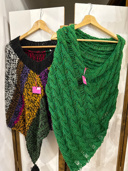 Ponchos de lana