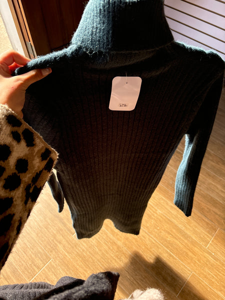 Vestidos de lana largos con cuello