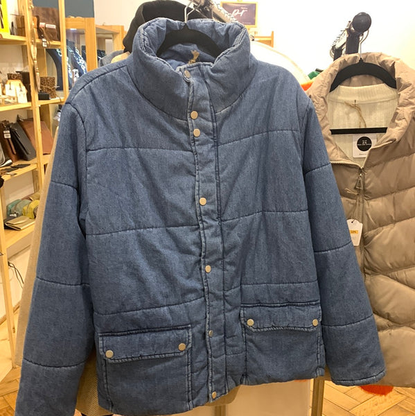 Chaqueta jeans emilia azul/negra