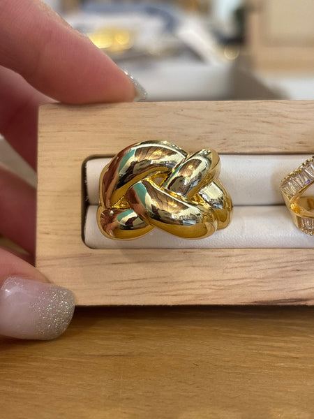 Anillos baño de oro