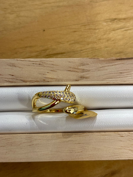 Anillos baño de oro