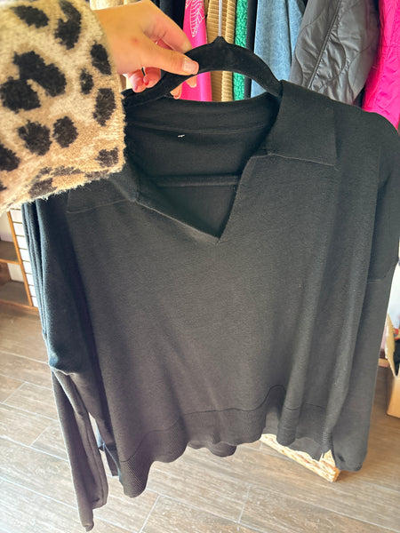 Sweater con cuello