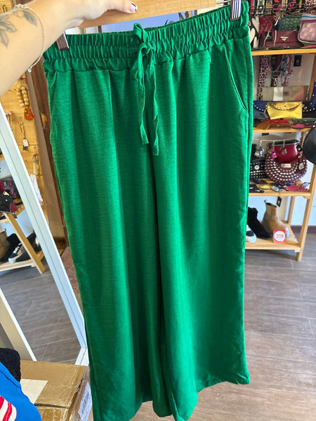 Pantalón ajustable lino