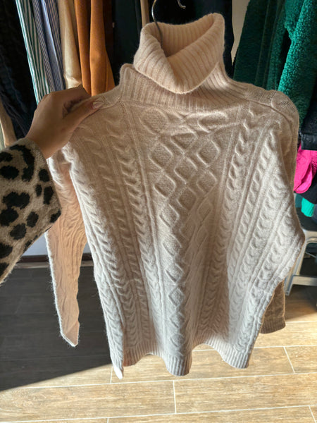 Sweaters largos con cuello