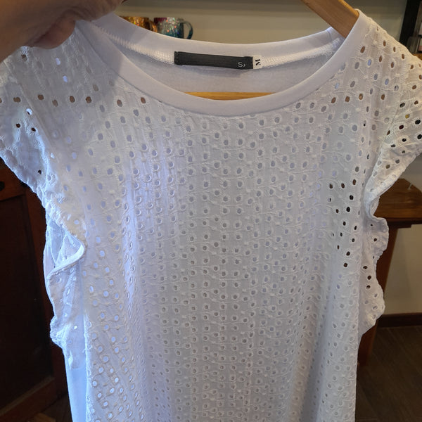 Polera manga mariposa